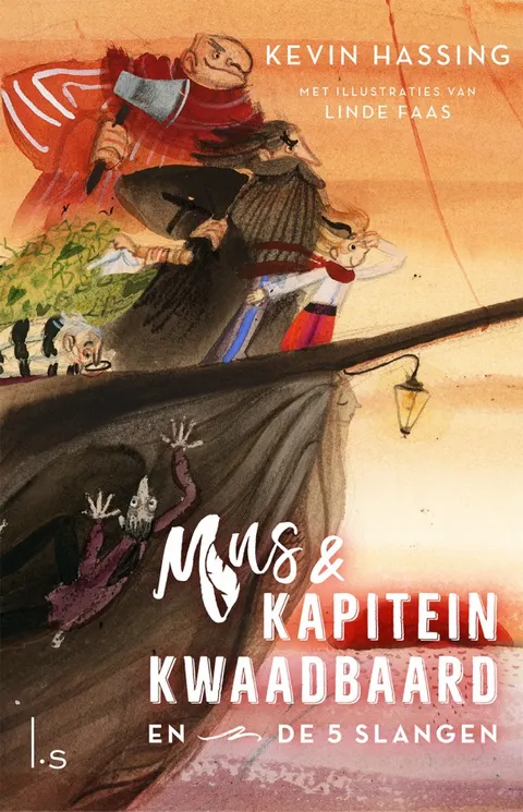 Omslag van Mus & Kapitein Kwaadbaard en de Vijf Slangen