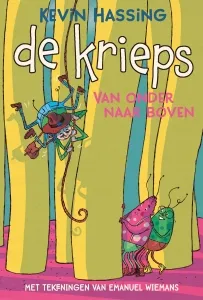 Omslag van De krieps. Van onder naar boven.