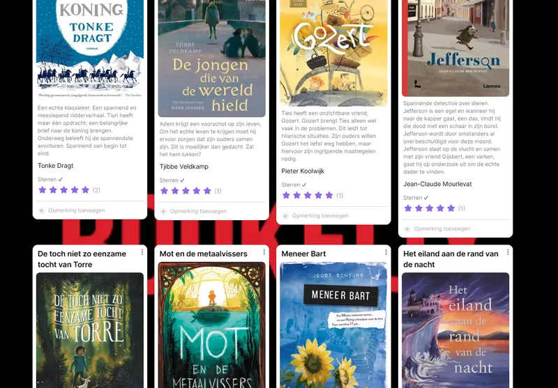 Bookflix, het platform met boekentips voor leerlingen van De kinderboekenclub